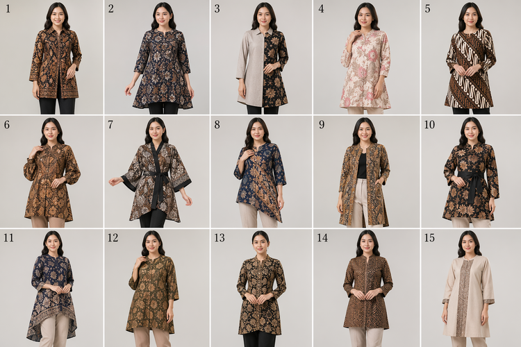 Baju Batik Tunik untuk Kantoran yang Stylish dan Formal