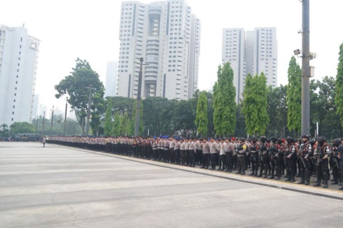 Demonstrasi di Jakarta Pusat Hari Ini, 4.132 Personel Gabungan Dikerahkan