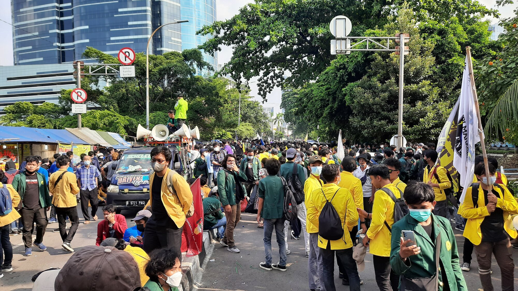 Demo Mahasiswa Hari Ini di Jakarta, Ribuan Personel Gabungan Siaga