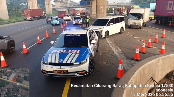Pemeliharaan Jalan Tol Jakarta-Cikampek, Jasa Marga Terapkan Contraflow