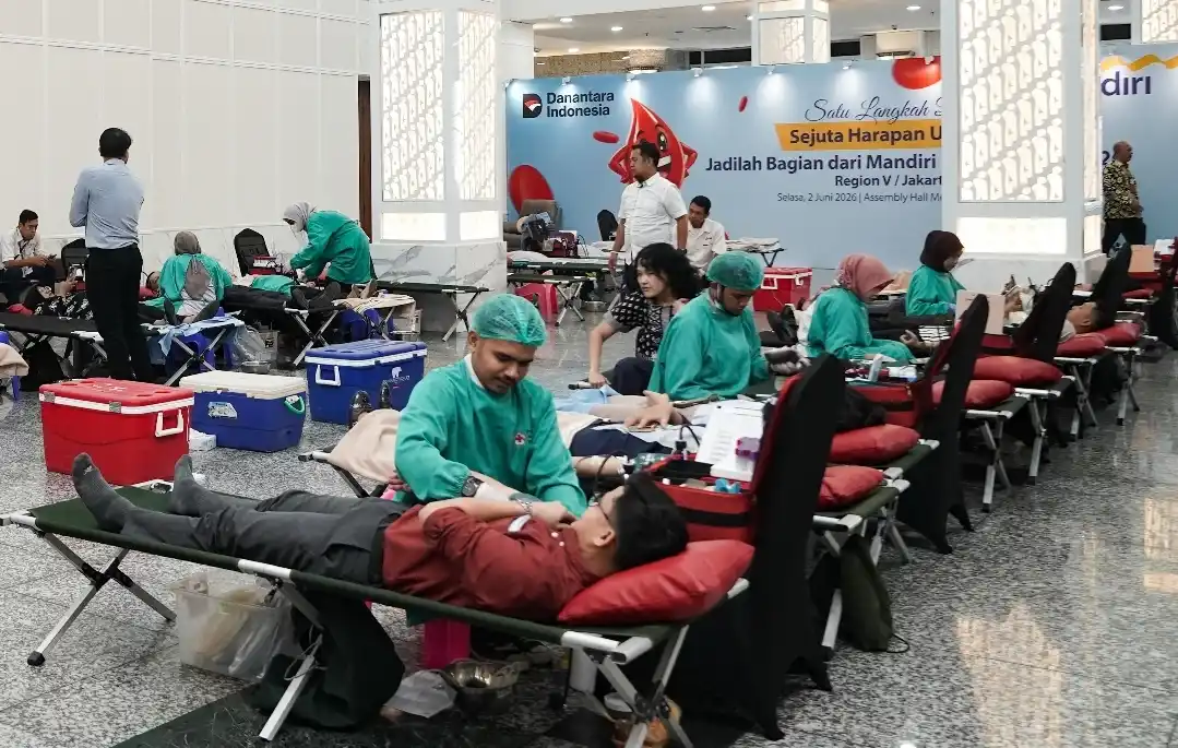 Bank Mandiri Gelar Donor Darah dengan 4.850 Pendonor Menjelang HUT ke-28