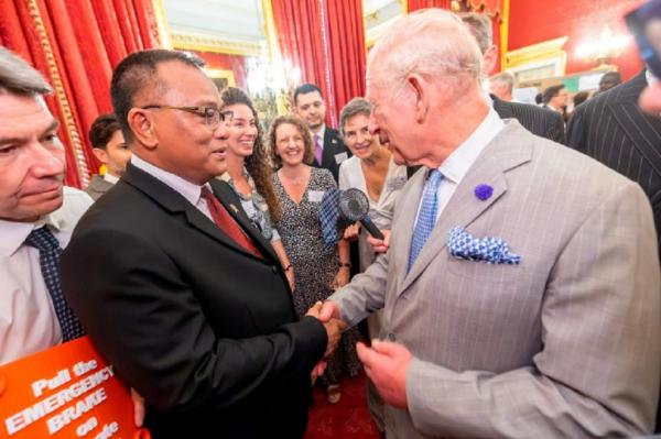 Pertemuan dengan Raja Charles III, Menteri LH Bahas Penanganan Gas Metana