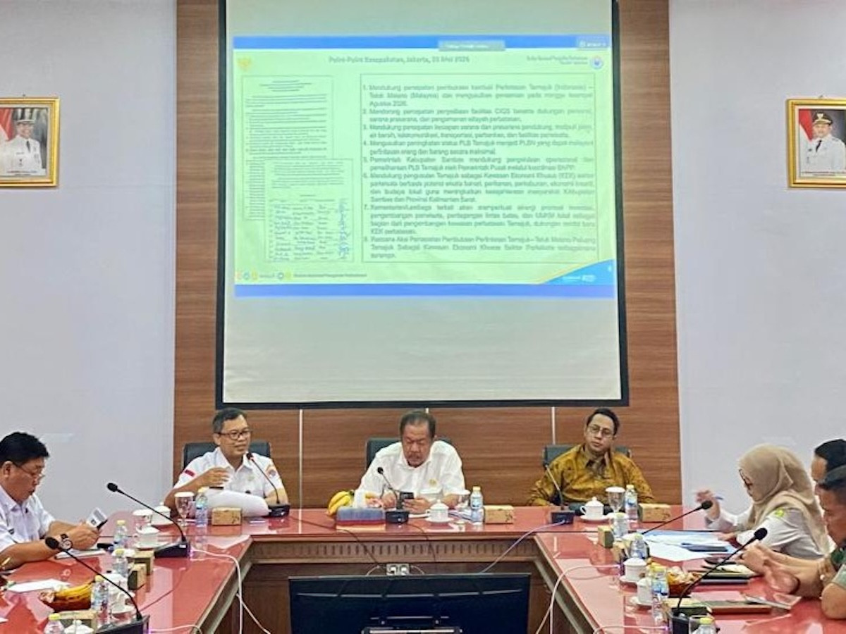 Percepatan Pembukaan Pelintasan Temajuk–Telok Melano oleh BNPP
