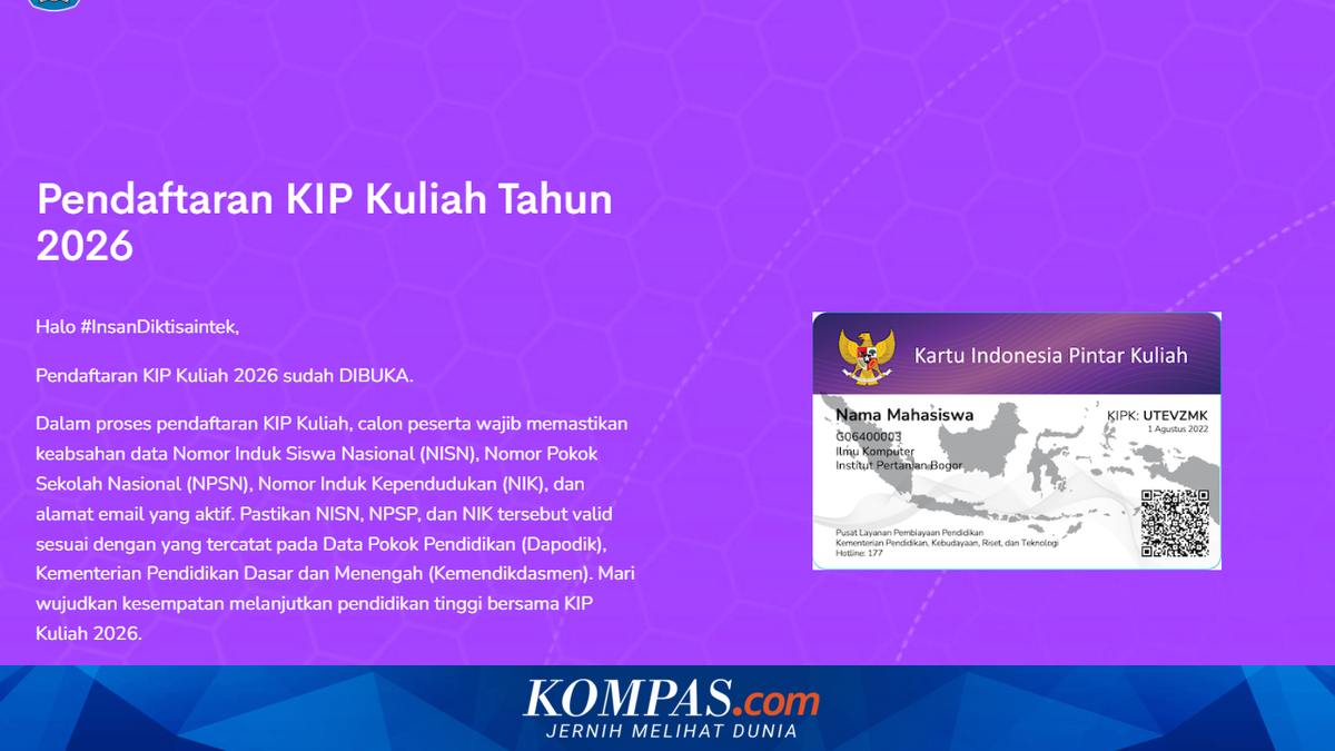 Cara Mendaftar KIP Kuliah 2026 untuk Jalur Mandiri