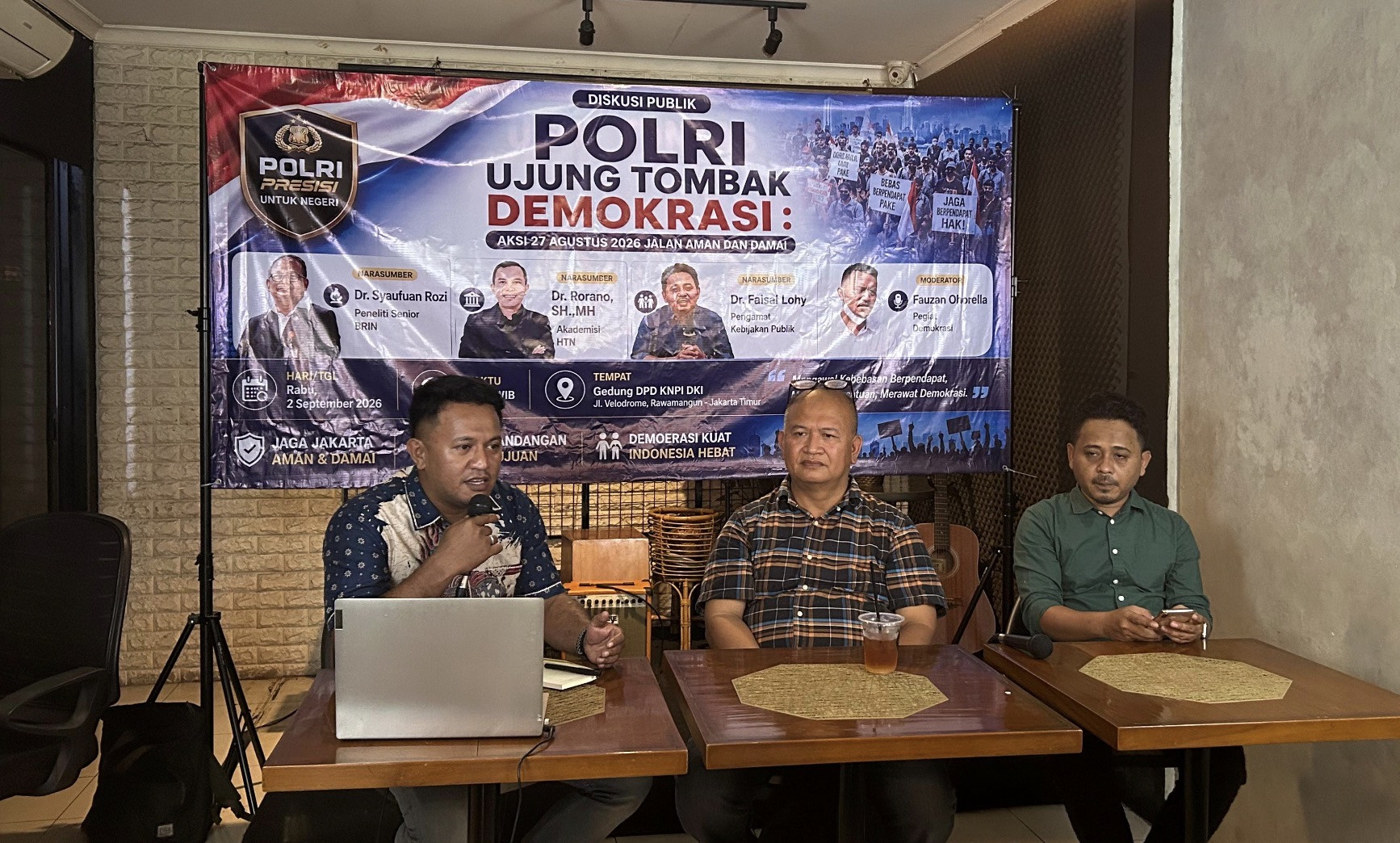 Peran Polri dalam Menjaga Demokrasi pada Aksi 27 Agustus