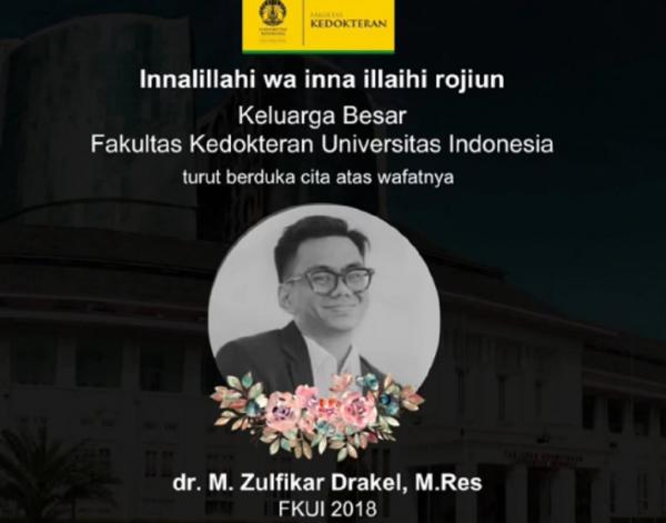 Dokter Muda Zulfikar Drakel Meninggal di Lampung, FKUI Desak Perbaikan Sistem Kesehatan