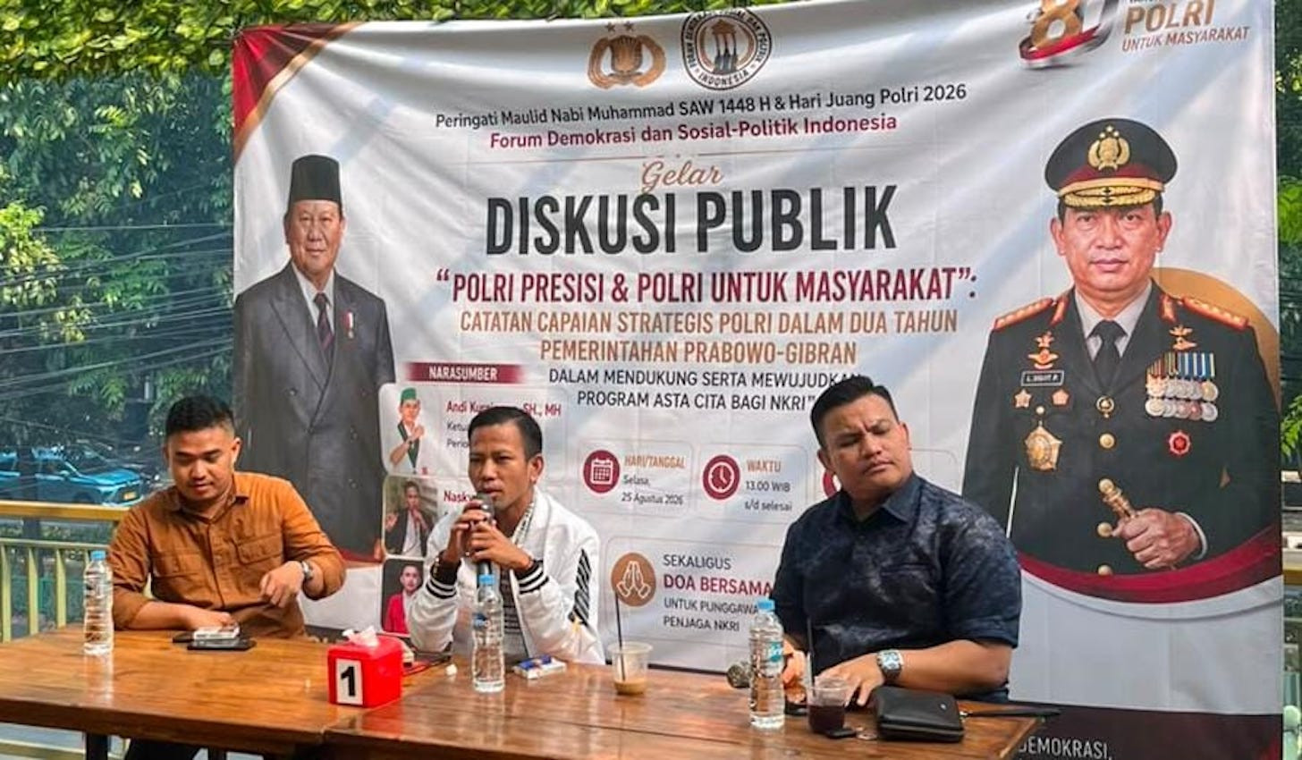 Dua Tahun Prabowo-Gibran: Elemen Pemuda Apresiasi Kinerja Polri dalam Menjaga Stabilitas Ekonomi dan Demokrasi