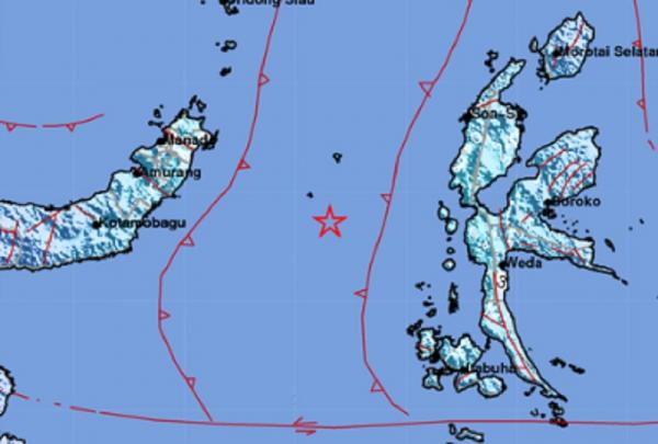 Gempa Bumi M5,8 Mengguncang Ternate dan Sekitarnya