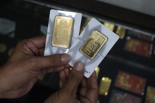 Harga Emas Antam Stagnan pada 14 Juni 2026