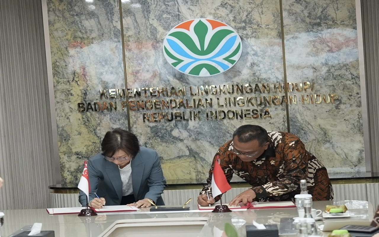 Indonesia dan Singapura Tingkatkan Kerja Sama untuk Cegah Kebakaran Hutan dan Lahan