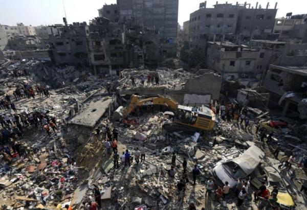 Serangan Israel di Gaza: 90% Wilayah Hancur dan Banyak Bangunan Runtuh