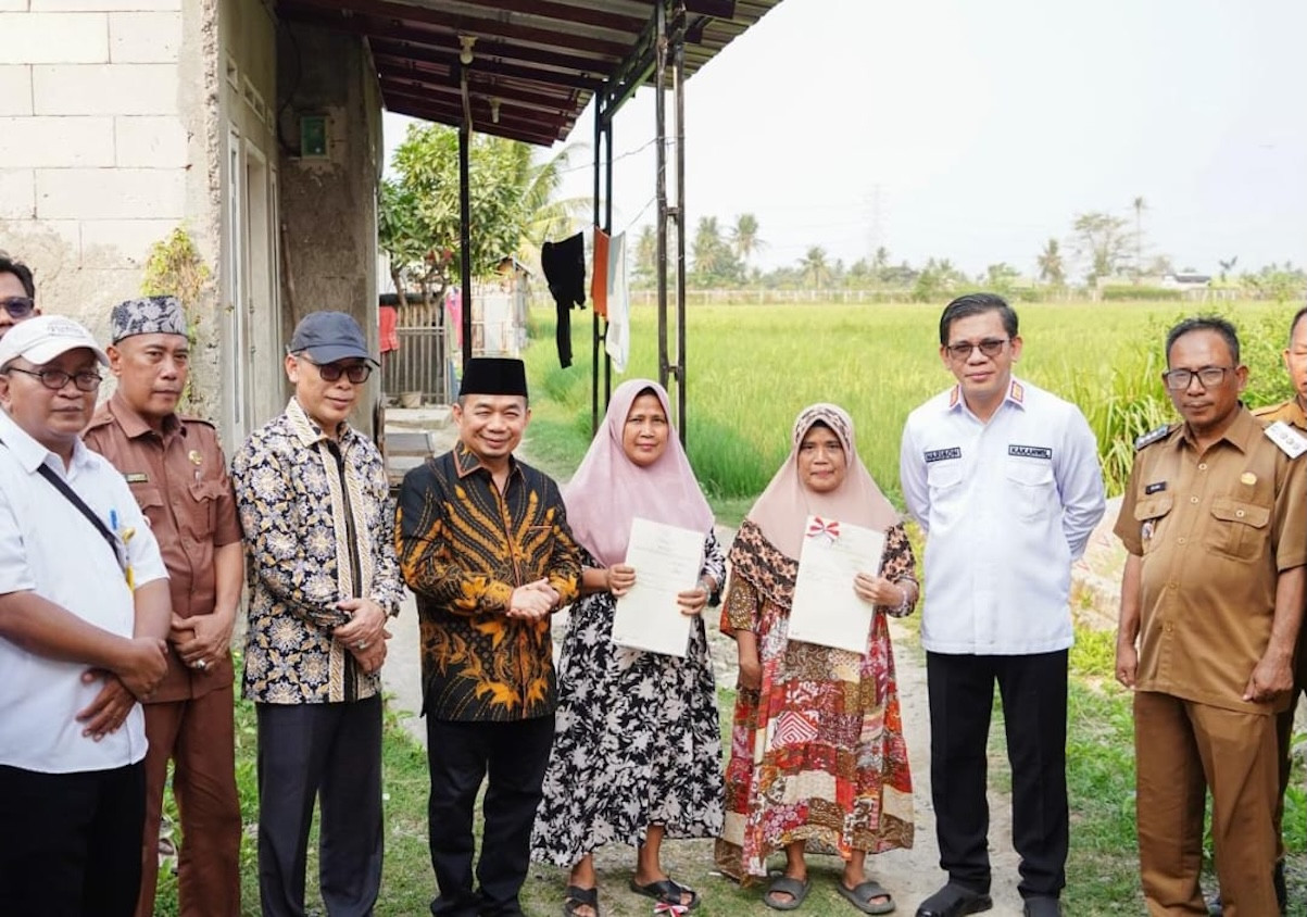Jazuli Juwaini dan ATR/BPN Banten Dorong Program PTSL serta Sertifikasi Tanah Wakaf