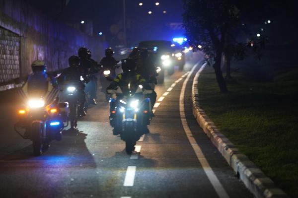 Patroli Gabungan Polsek Cikarang Pusat untuk Antisipasi Kriminalitas