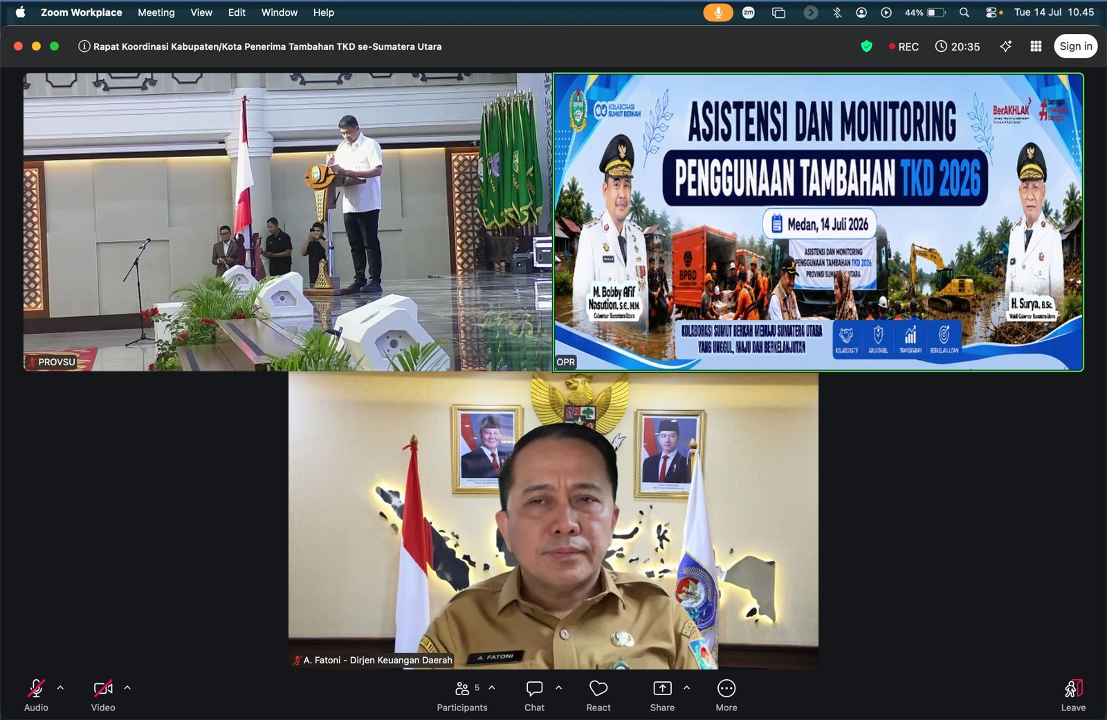 Kemendagri Lakukan Monitoring Penggunaan TKD Tambahan untuk Daerah Terdampak Bencana di Sumut