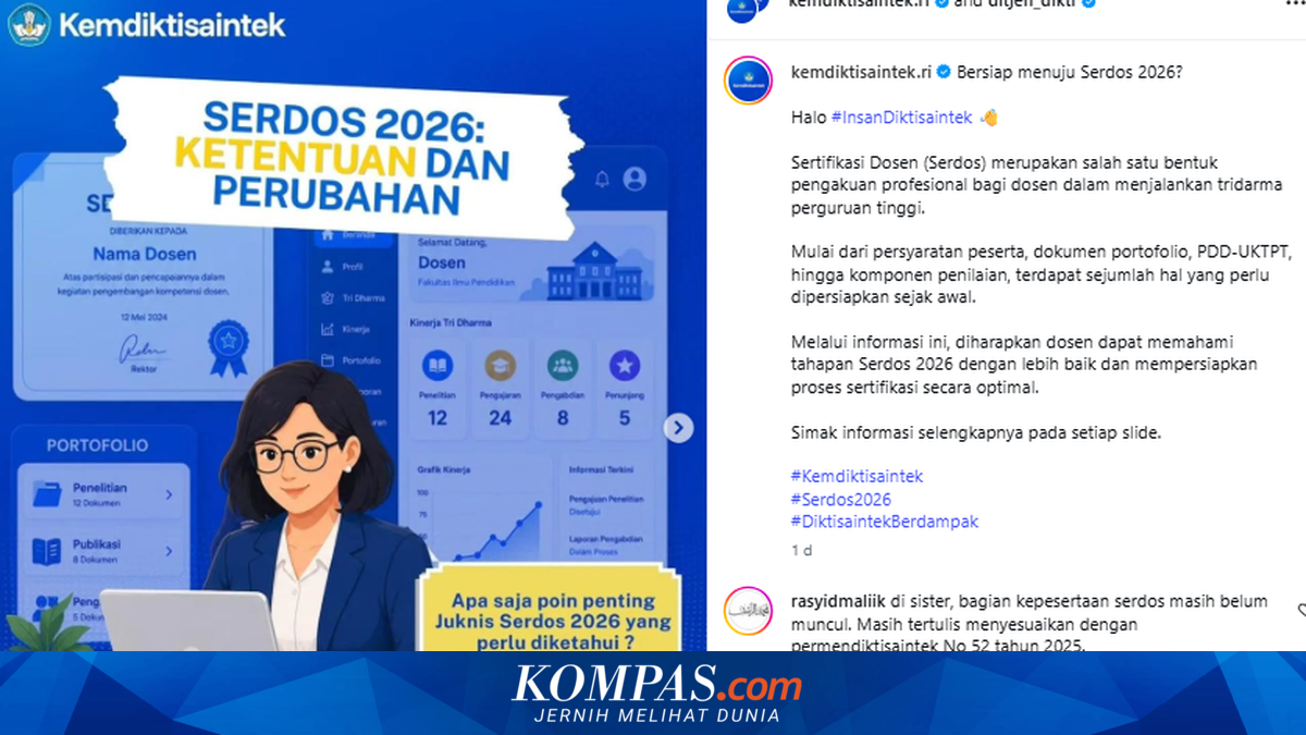 Ketentuan Sertifikasi Dosen 2026: Persyaratan dan Penilaian