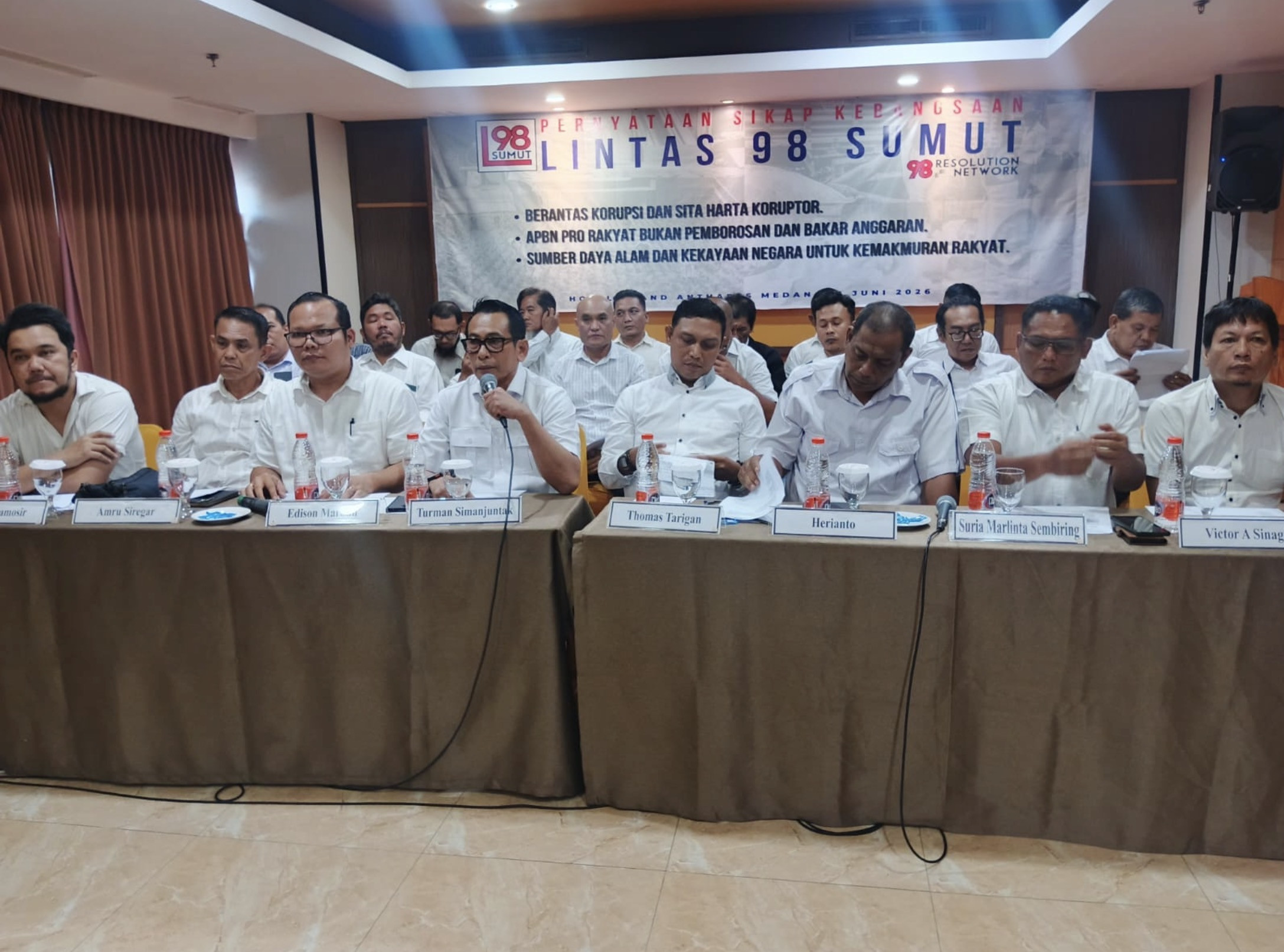 Lintas 98 Sumut: Presiden Prabowo Arahkan Demokrasi untuk Kesejahteraan Merata