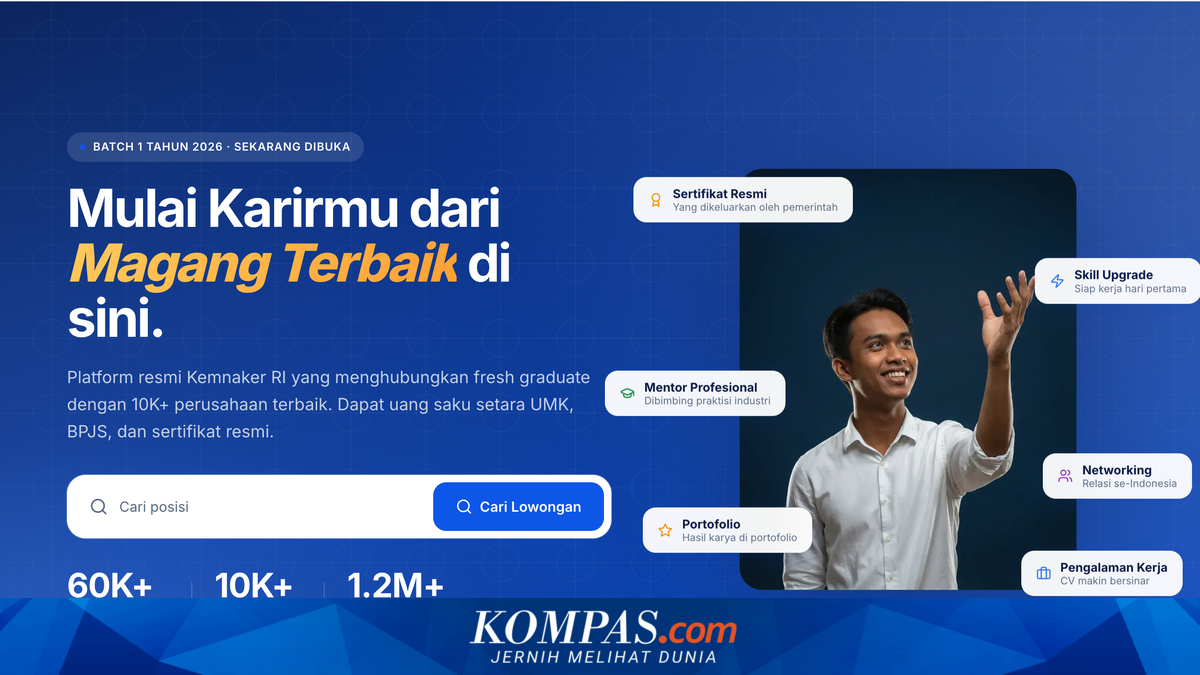 Program Magang Nasional 2026 Dibuka, Berikut Syarat dan Cara Pendaftaran