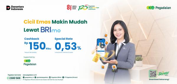 Kemudahan Baru! Investasi Emas Kini Tersedia di Aplikasi BRImo