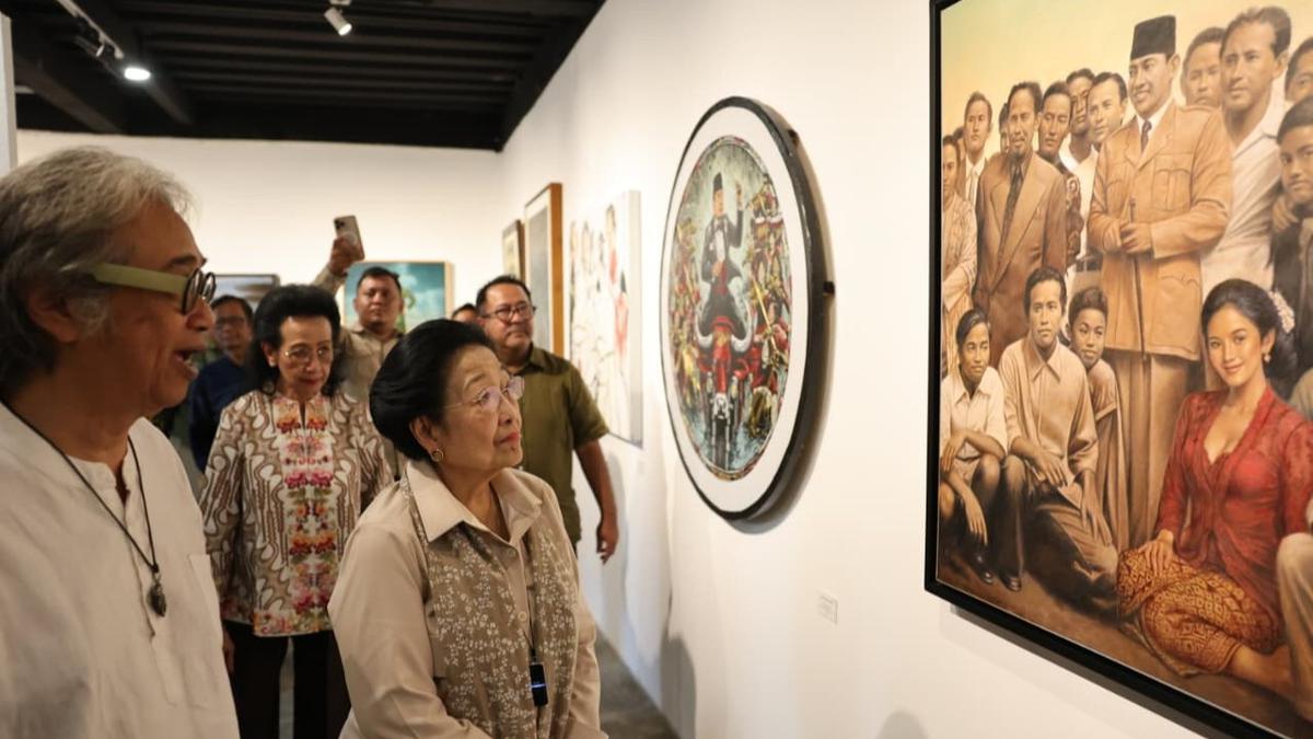 Pameran Mata Hati Soekarno Dibuka oleh Megawati