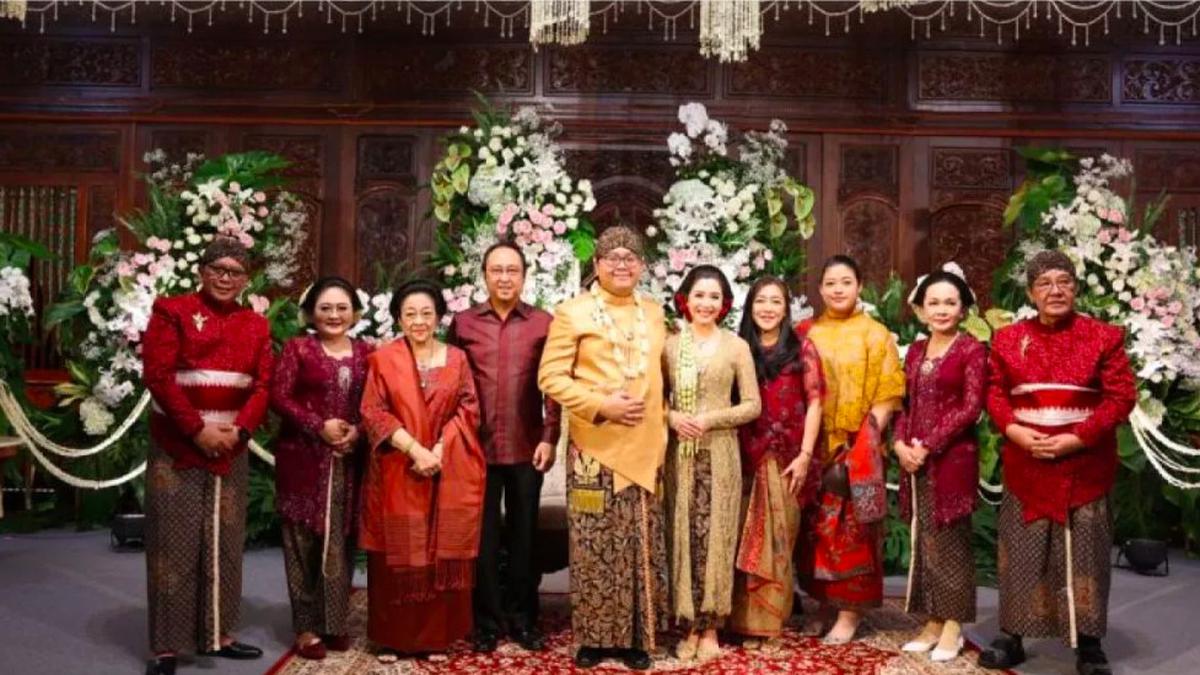 Pernikahan Putra Hasto Kristiyanto Dipenuhi Tokoh Nasional