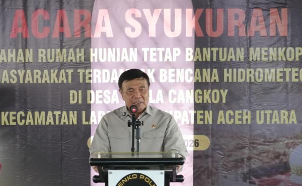 Menteri Koordinator Bidang Politik dan Keamanan RI Ingatkan Pentingnya Menjaga Perdamaian dan Menghormati Simbol Negara