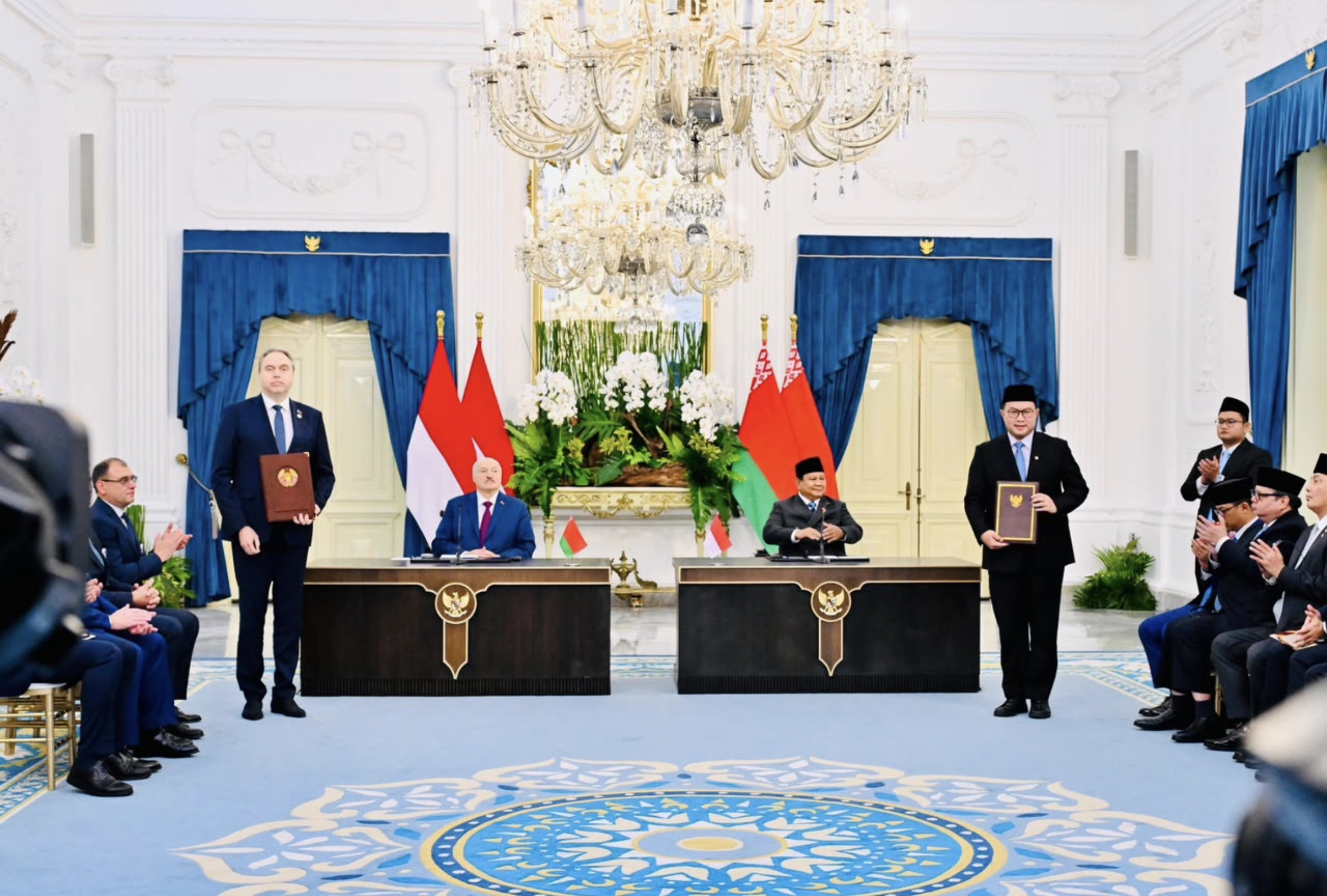 Menteri Mukhtarudin Ikuti Pertemuan Bilateral Indonesia-Belarus di Istana Negara