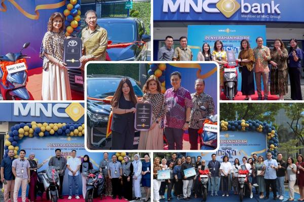 MNC Bank Serahkan Hadiah Tabungan Dahsyat Berhadiah di Delapan Kota Besar