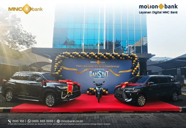 MNC Bank Berikan Hadiah Tabungan Dahsyat, Nasabah Menang Mobil dan Uang Tunai