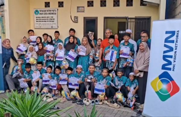 MNC Vision Networks dan MNC Peduli Berbagi dengan Anak Yatim Piatu di Depok