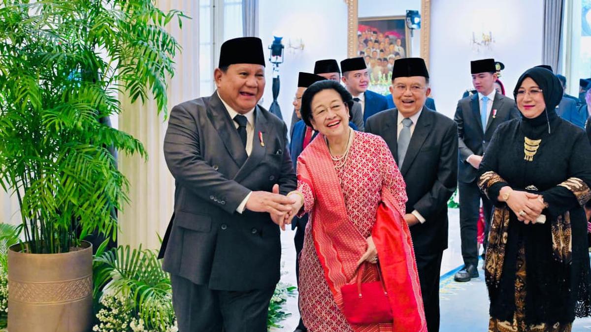 Keakraban Prabowo dan Megawati di Hari Lahir Pancasila