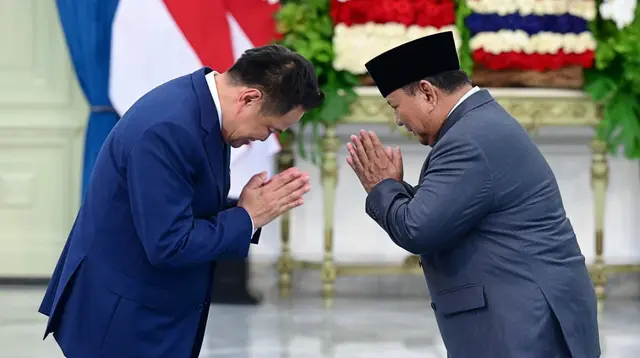 Penghargaan dari Thailand untuk Prabowo