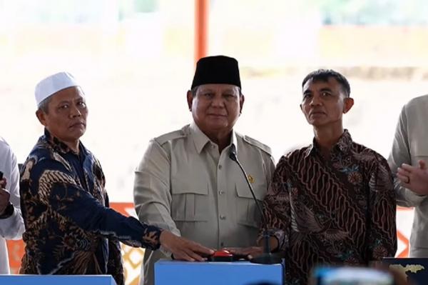 Peresmian Bendungan oleh Presiden Prabowo Subianto