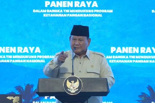 Prabowo Sarankan Masyarakat Menanam Padi Sendiri untuk Mengatasi Keluhan Harga Beras