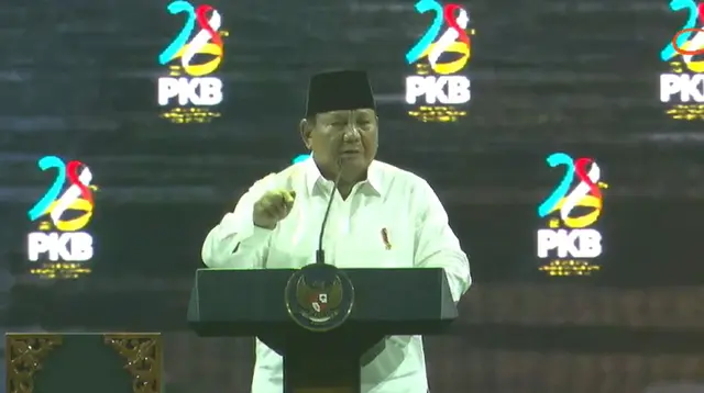 Prabowo Subowo Mengucapkan Terima Kasih Kepada Partai Kebangkitan Bangsa