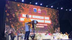 Mengingatkan Jaga Perdamaian, Pramono Hadiri Renungan Suci Gema Sadhana di Monas