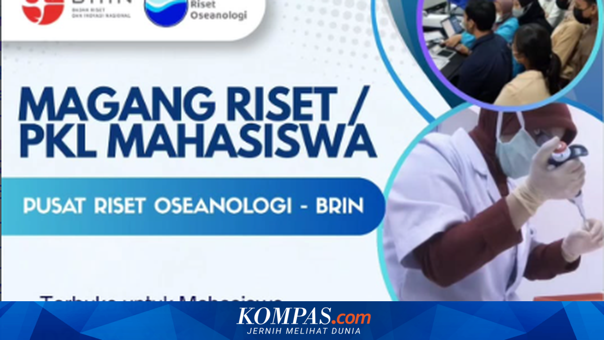 Pusat Riset Oseanologi BRIN Tawarkan Magang Penelitian untuk Mahasiswa