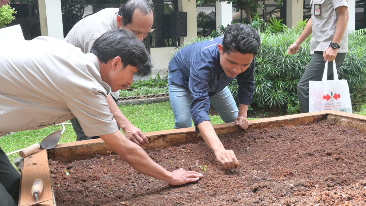 Ratusan Warga Jakarta Terlibat dalam Gerakan Tanam Pangan Bersama, Ewindo Sediakan Benih Unggul