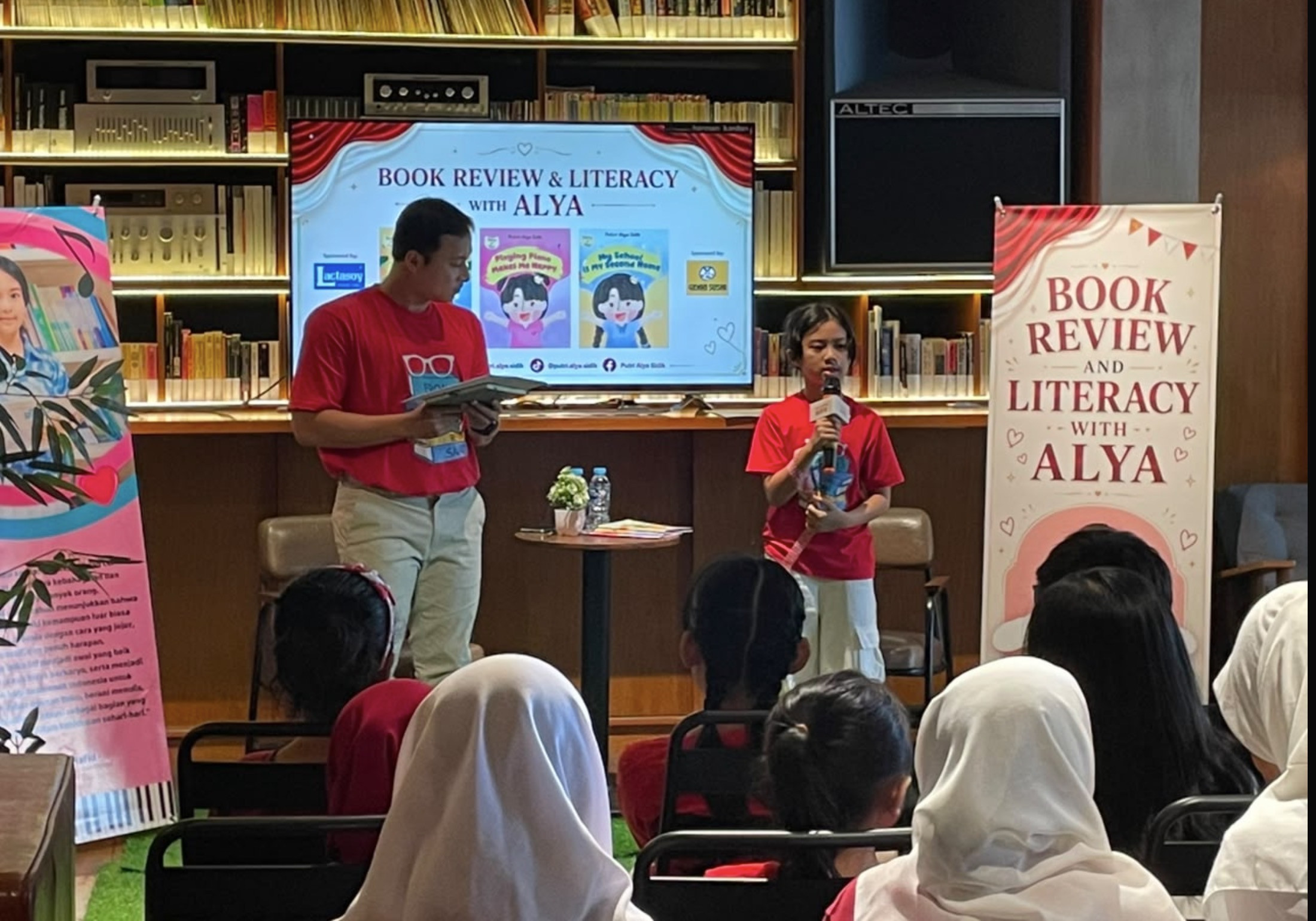 Perayaan HUT ke-81 RI, Penulis Cilik Putri Alya Sidik Gelar Kegiatan Membaca Bersama