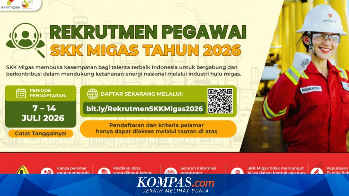 Rekrutmen SKK Migas 2026 Dibuka untuk Lulusan S1 dari Berbagai Jurusan