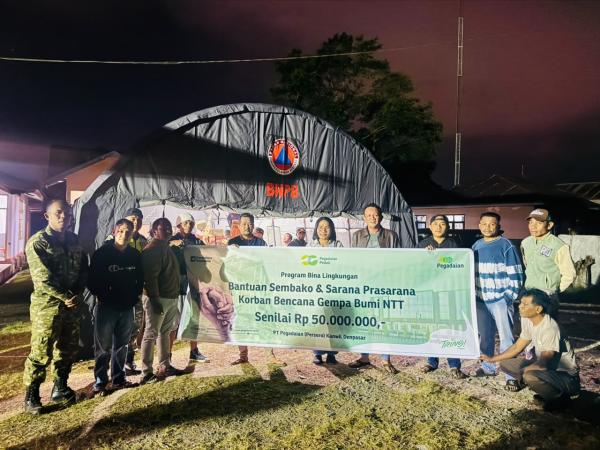 Bantuan Tanggap Darurat Pegadaian untuk Korban Gempa NTT