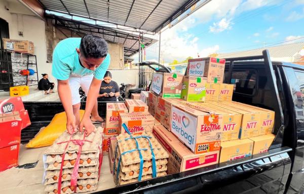 BNI Salurkan Bantuan untuk Korban Gempa di NTT, Layanan Perbankan Tetap Berjalan