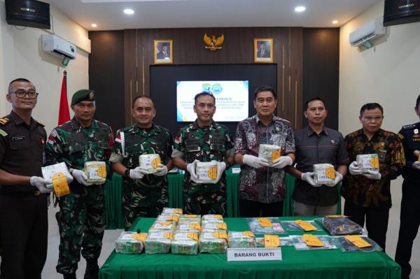 Penyelundupan Narkoba di Perbatasan RI-Malaysia Gagal, 21 Kg Sabu Disita