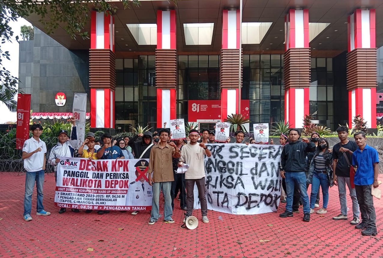 GMAK Serahkan Dokumen ke KPK, Desak Audit Investigatif Proyek Pengadaan di Depok