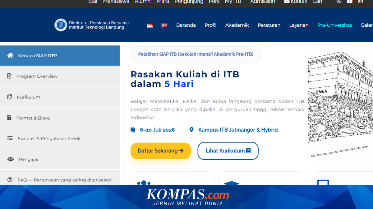 Pengalaman Kuliah di ITB untuk Siswa SMA dan Mahasiswa Baru