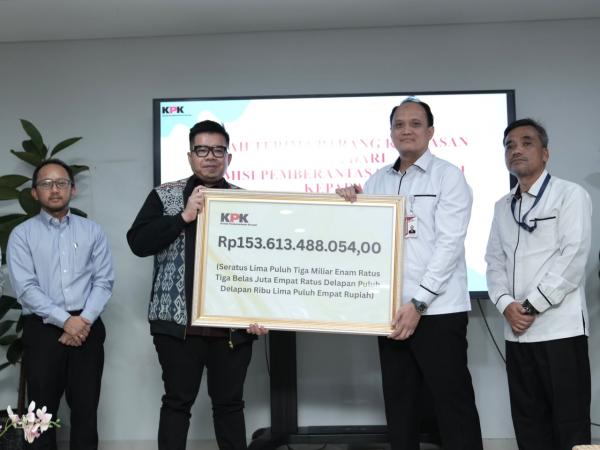 TASPEN Terima Pengembalian Dana Rampasan Negara Sebesar Rp153,6 Miliar dari KPK