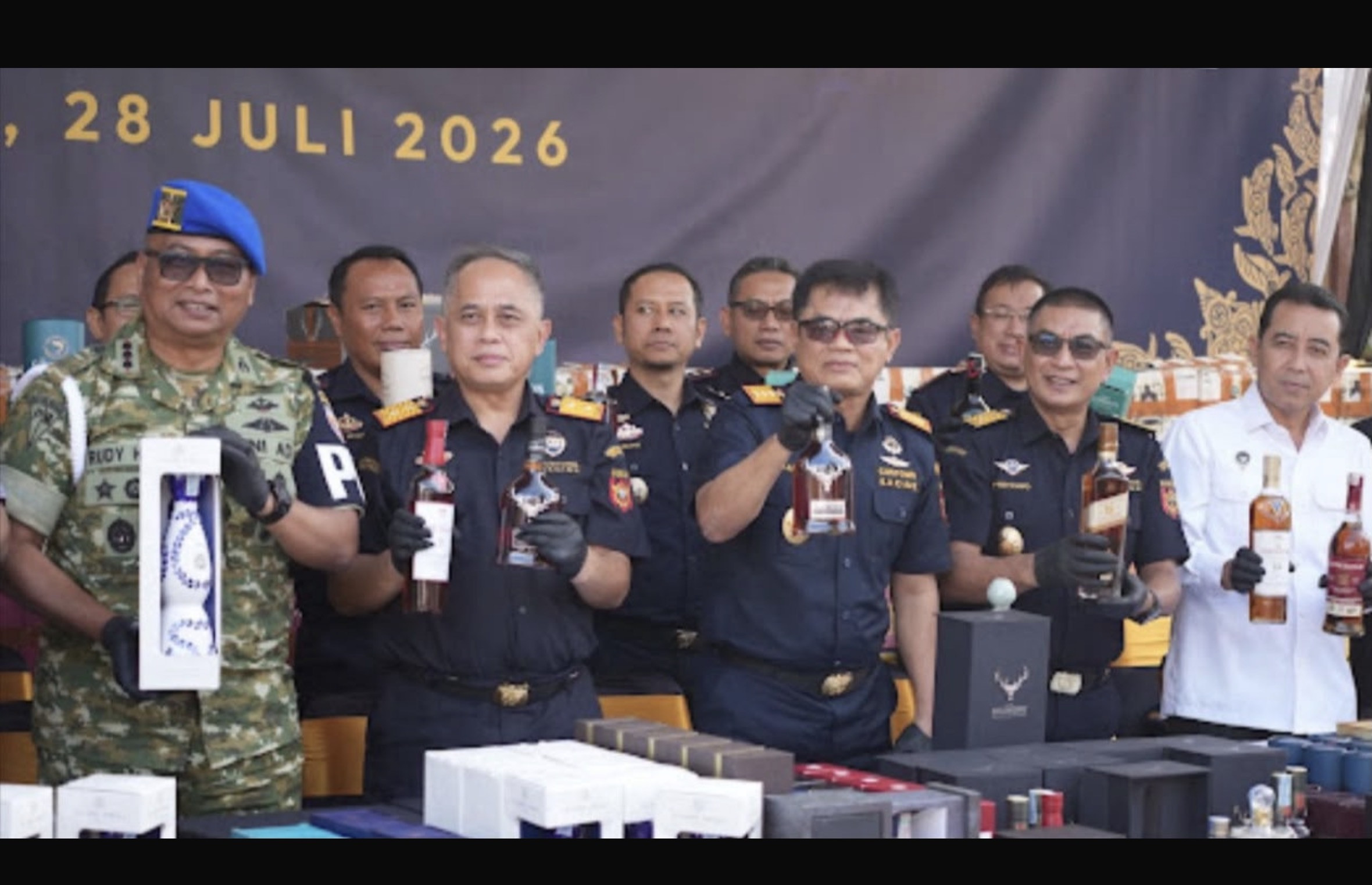 Sindikat Miras Ilegal di Bali Terungkap, Bea Cukai Amankan 20 Ribu Botol